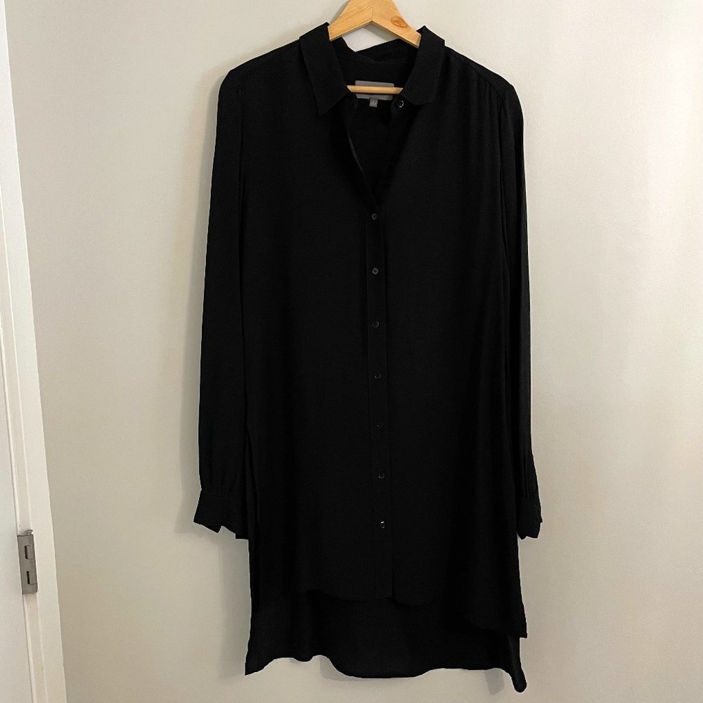 Black Button Down Shirt Dress